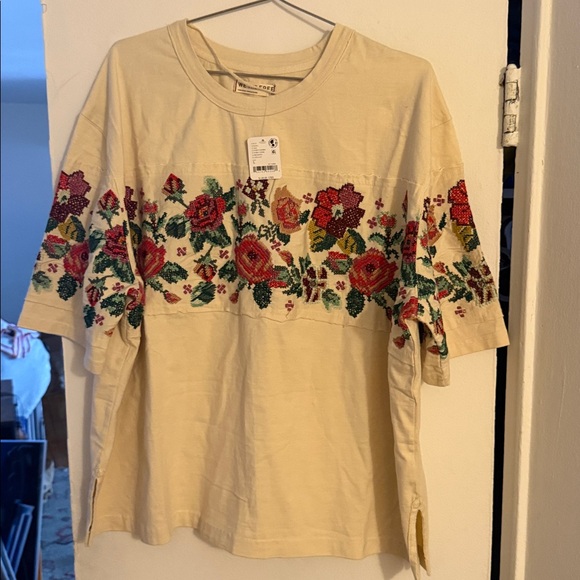 We The Free Antique Bloom Tee NWT - Picture 8 of 8